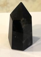 六角柱ポイント型 モリオン(黒水晶)