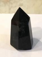 六角柱ポイント型 モリオン(黒水晶)